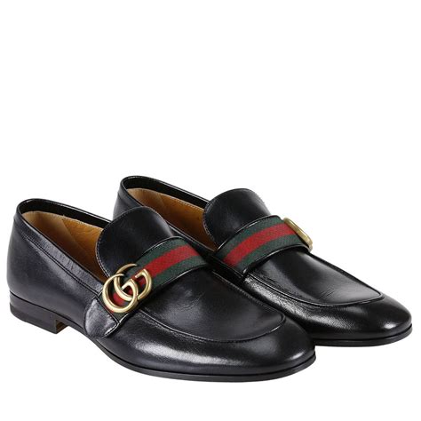 mens gucci loafers black|Gucci loafers men monogram.